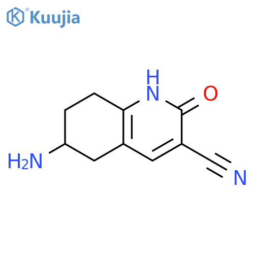 3-Quinolinecarbonitrile, 6-amino-1,2,5,6,7,8-hexahydro-2-oxo- structure
