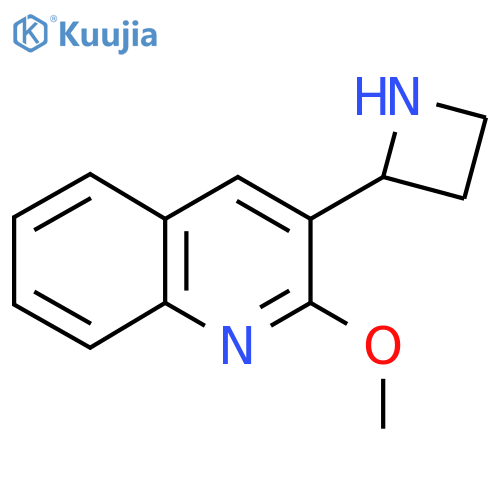 3-(Azetidin-2-yl)-2-methoxyquinoline structure