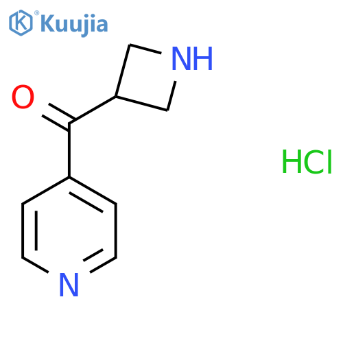 4-(azetidine-3-carbonyl)pyridine hydrochloride structure