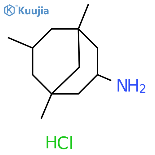 Bicyclo[3.3.1]nonan-3-amine, 1,5,7-trimethyl-, hydrochloride (1:1) structure