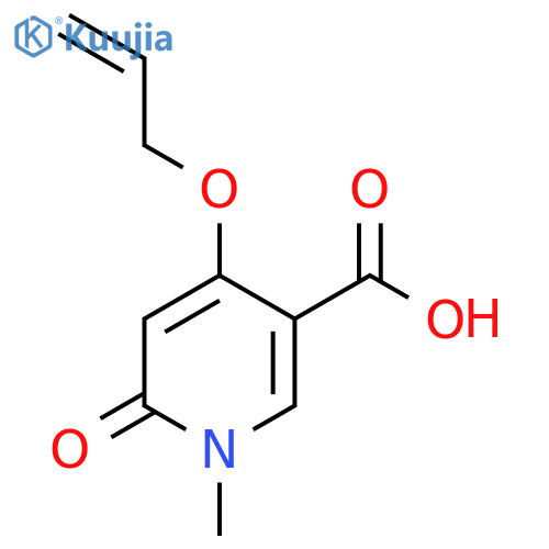 4-(Allyloxy)-1-methyl-6-oxo-1,6-dihydropyridine-3-carboxylic acid structure