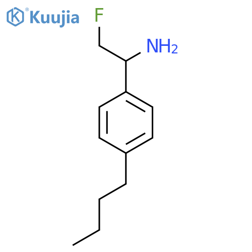 1-(4-Butylphenyl)-2-fluoroethan-1-amine structure