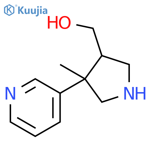 ((3S,4R)-4-METHYL-4-(PYRIDIN-3-YL)PYRROLIDIN-3-YL)METHANOL structure