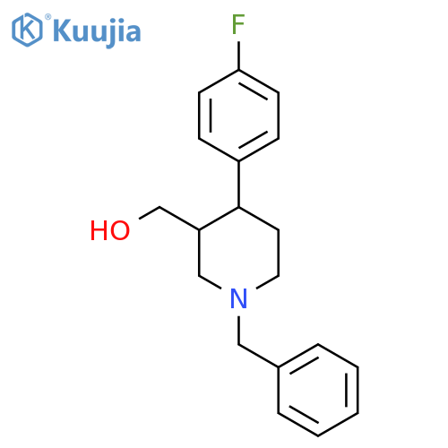 trans1-Benzyl-4-(4-fluorophenyl)-3-piperidinemethanol-d4 structure