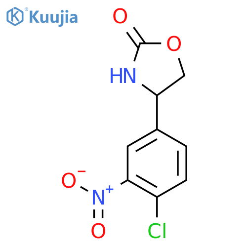 4-(4-Chloro-3-nitrophenyl)-1,3-oxazolidin-2-one structure