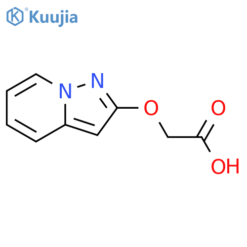 2-{pyrazolo[1,5-a]pyridin-2-yloxy}acetic acid structure