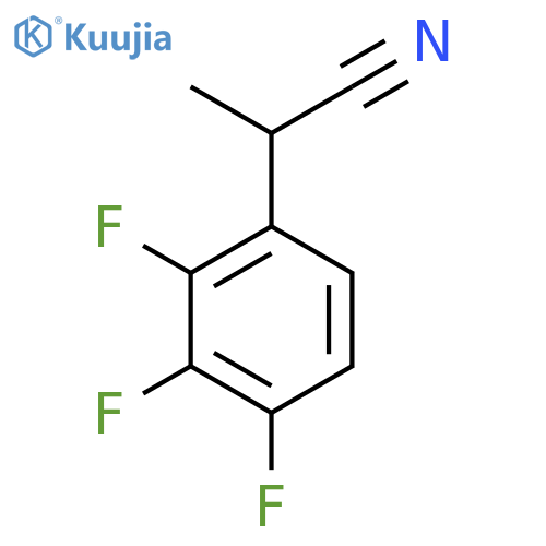 2-(2,3,4-Trifluorophenyl)propanenitrile structure