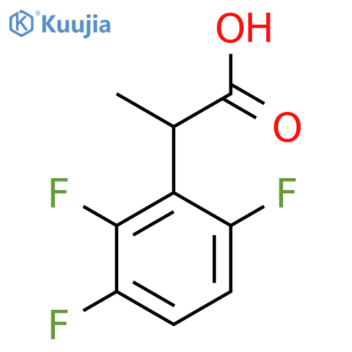 2-(2,3,6-Trifluorophenyl)propanoic acid structure