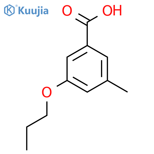 3-Methyl-5-propoxybenzoic acid structure