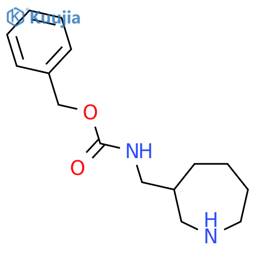 Benzyl (azepan-3-ylmethyl)carbamate structure