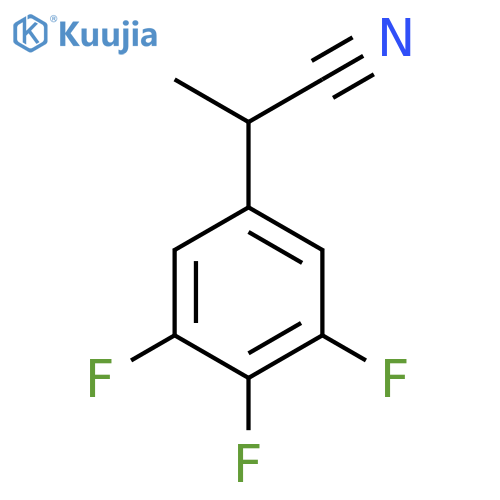 2-(3,4,5-Trifluorophenyl)propanenitrile structure