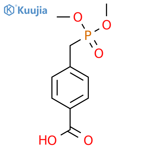 4-((Dimethoxyphosphoryl)methyl)benzoic acid structure