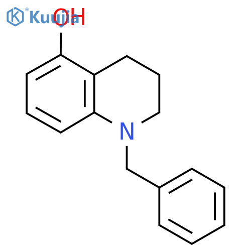 1-Benzyl-1,2,3,4-tetrahydroquinolin-5-ol structure