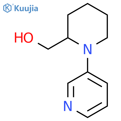 (1-(Pyridin-3-yl)piperidin-2-yl)methanol structure