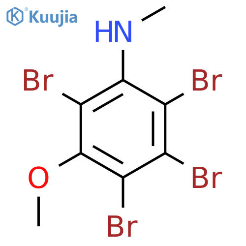 2,3,4,6-Tetrabromo-5-methoxy-N-methylaniline structure