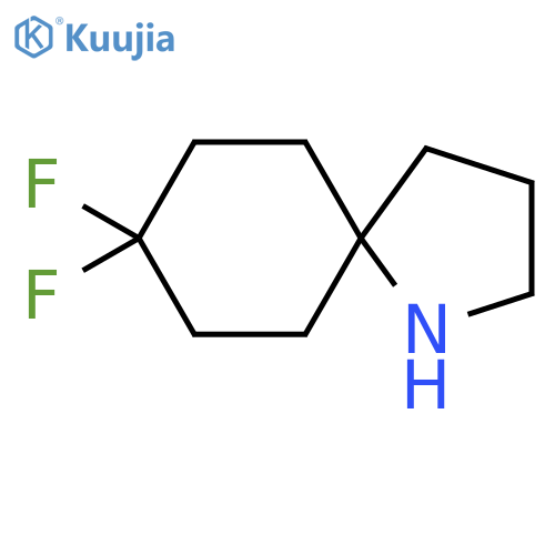 8,8-Difluoro-1-azaspiro[4.5]decane structure