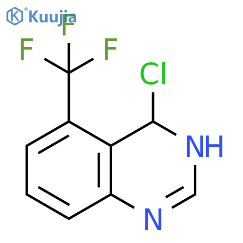 4-chloro-5-(trifluoromethyl)-3,4-dihydroquinazoline structure