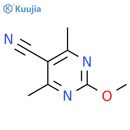 2-Methoxy-4,6-dimethylpyrimidine-5-carbonitrile structure