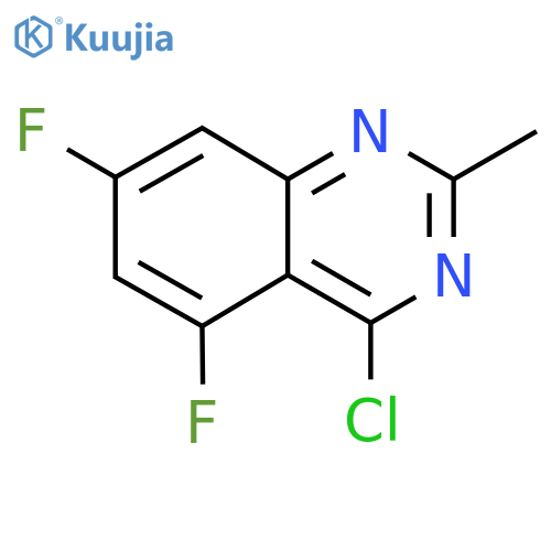 4-Chloro-5,7-difluoro-2-methylquinazoline structure