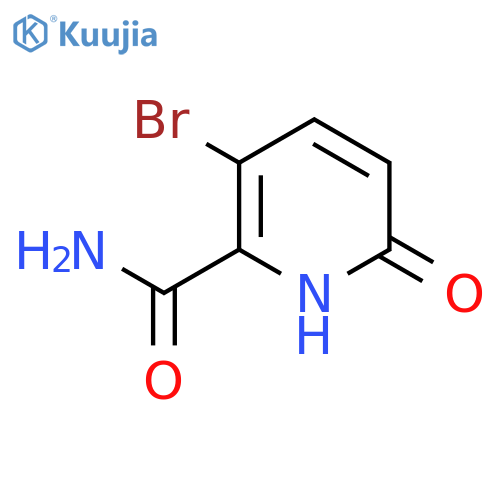 3-Bromo-6-hydroxypicolinamide structure