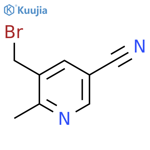 5-(Bromomethyl)-6-methylnicotinonitrile structure