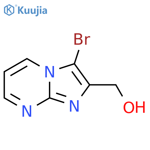 (3-Bromoimidazo[1,2-a]pyrimidin-2-yl)methanol structure