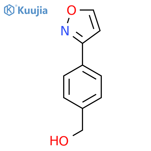 (4-(Isoxazol-3-yl)phenyl)methanol structure