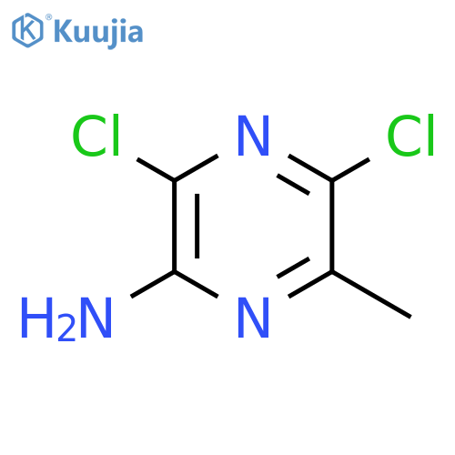 3,5-Dichloro-6-methylpyrazin-2-amine structure