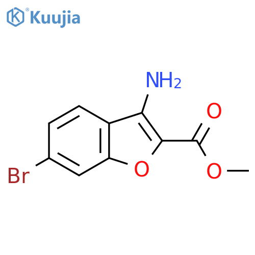 Methyl 3-amino-6-bromobenzofuran-2-carboxylate structure