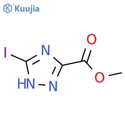 Methyl 5-iodo-1H-1,2,4-triazole-3-carboxylate structure