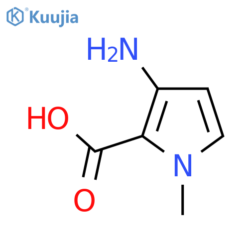 3-Amino-1-methyl-1H-pyrrole-2-carboxylic acid structure