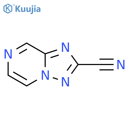[1,2,4]Triazolo[1,5-a]pyrazine-2-carbonitrile structure