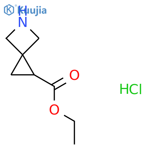 Ethyl 5-azaspiro[2.3]hexane-1-carboxylate hydrochloride structure