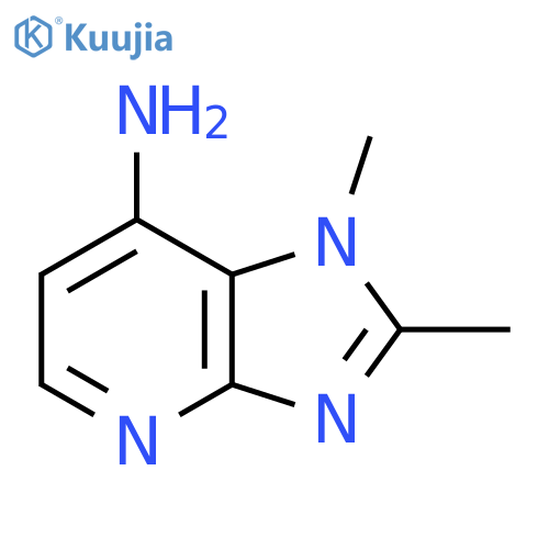 1,2-Dimethyl-1H-imidazo[4,5-b]pyridin-7-amine structure
