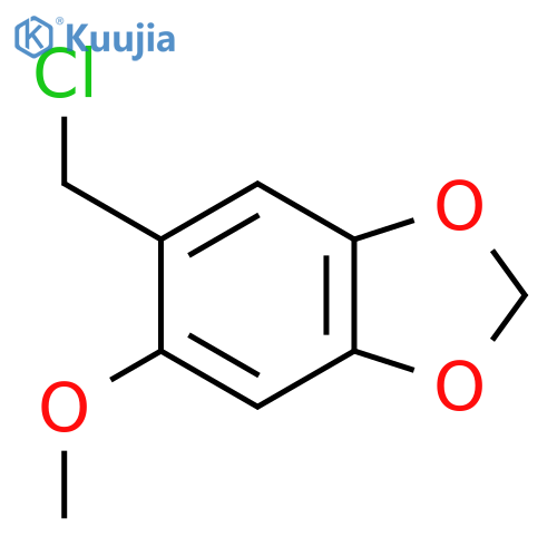 5-(Chloromethyl)-6-methoxy-1,3-dioxaindane structure