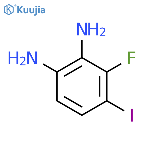 3-Fluoro-4-iodobenzene-1,2-diamine structure