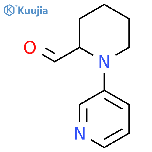 1-(Pyridin-3-yl)piperidine-2-carbaldehyde structure