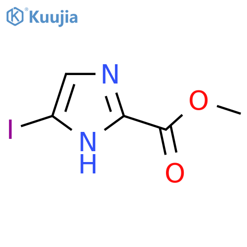 Methyl 4-iodo-1H-imidazole-2-carboxylate structure