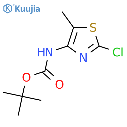Tert-Butyl (2-chloro-5-methylthiazol-4-yl)carbamate structure