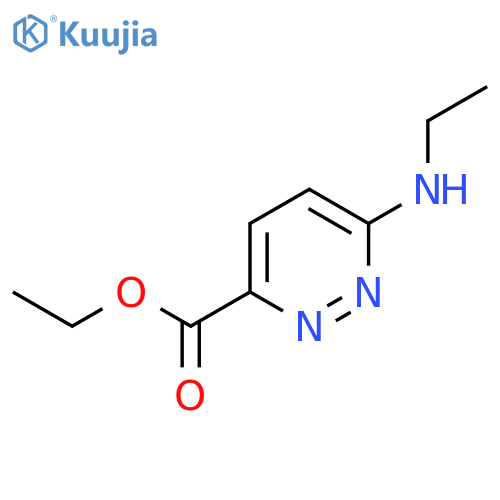 Ethyl 6-(Ethylamino)pyridazine-3-carboxylate structure