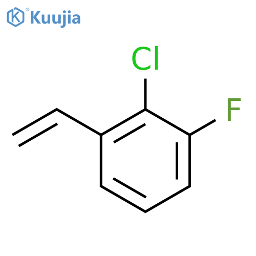 2-Chloro-3-fluorostyrene structure