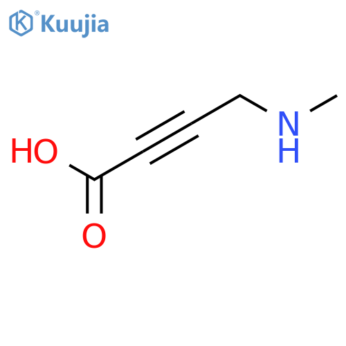 4-(Methylamino)-2-butynoic acid structure