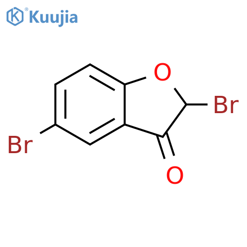 2,5-DibromobenzoBFuran-3(2h)-One structure