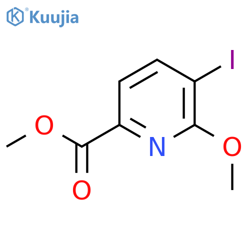 Methyl 5-iodo-6-methoxypicolinate structure