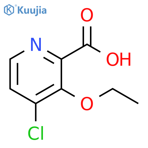 4-Chloro-3-ethoxypyridine-2-carboxylic acid structure