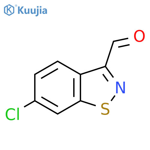 6-Chloro-1,2-benzothiazole-3-carbaldehyde structure