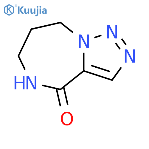 4H-[1,2,3]Triazolo[1,5-a][1,4]diazepin-4-one, 5,6,7,8-tetrahydro- structure