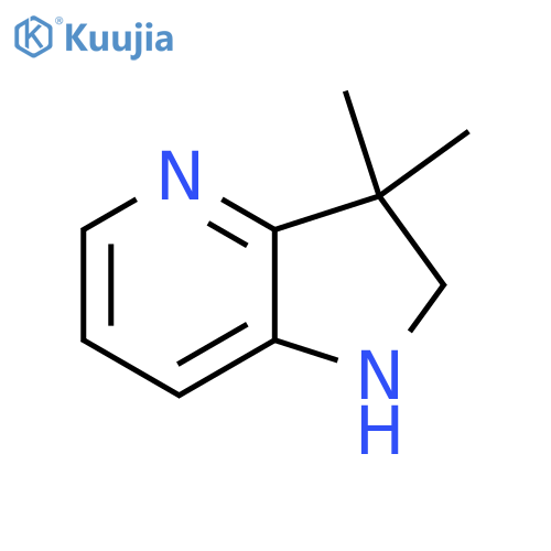 3,3-Dimethyl-2,3-dihydro-1H-pyrrolo[3,2-B]pyridine structure