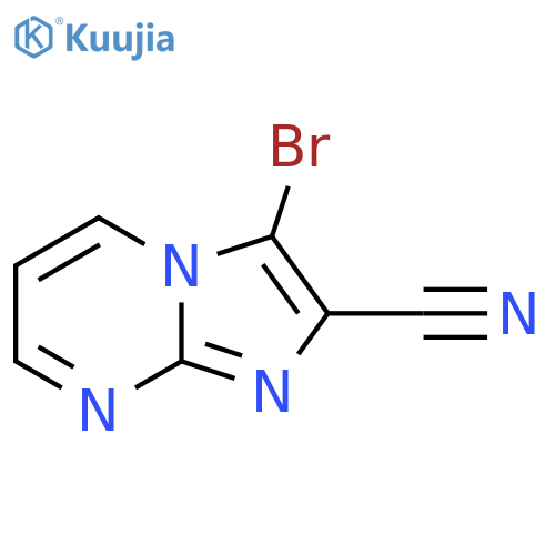 3-Bromoimidazo[1,2-a]pyrimidine-2-carbonitrile structure