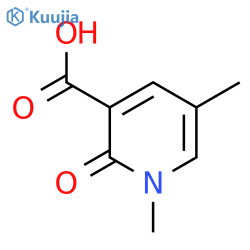 1,5-Dimethyl-2-oxo-1,2-dihydropyridine-3-carboxylic acid structure